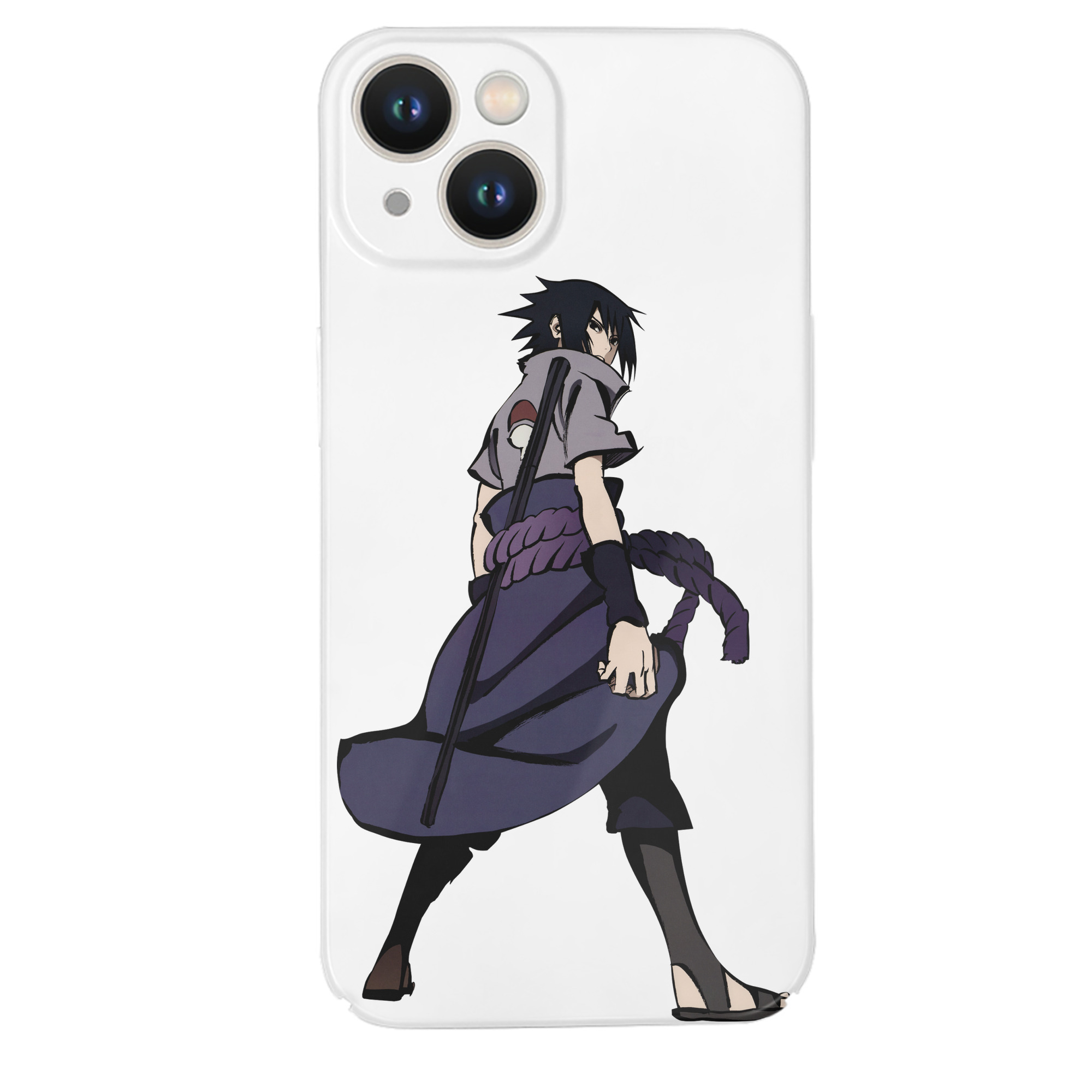 （画像用） NARUTO -ナルト- うちは サスケ Uchiha Sasuke 【iPhone 14シリーズ対応】ハードケース